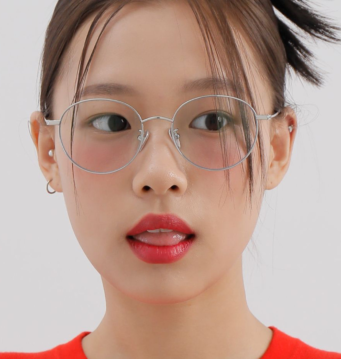 Silver Round Glasses