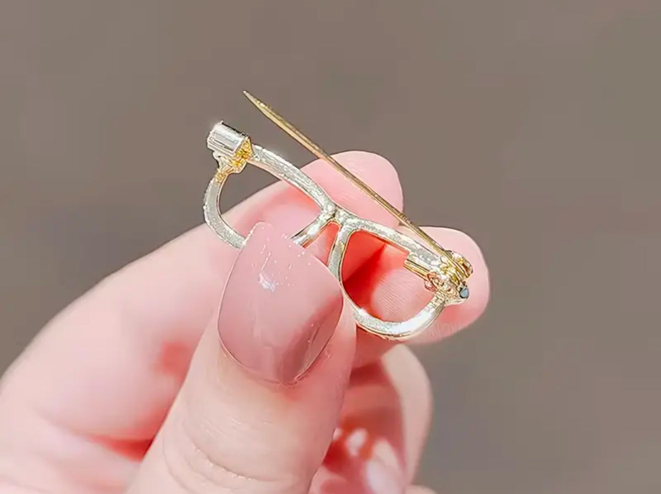 Glasses Design Brooch