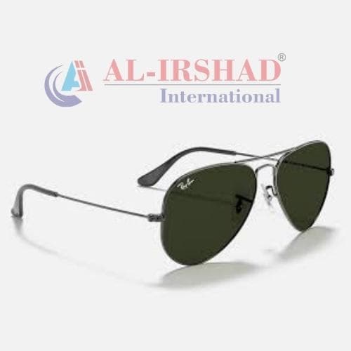 Rayban Sunglass Matlic Frame Green Glasses