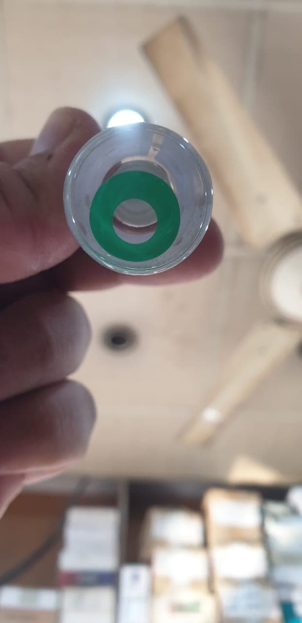 HALOWEEN LENS GREEN COLOUR