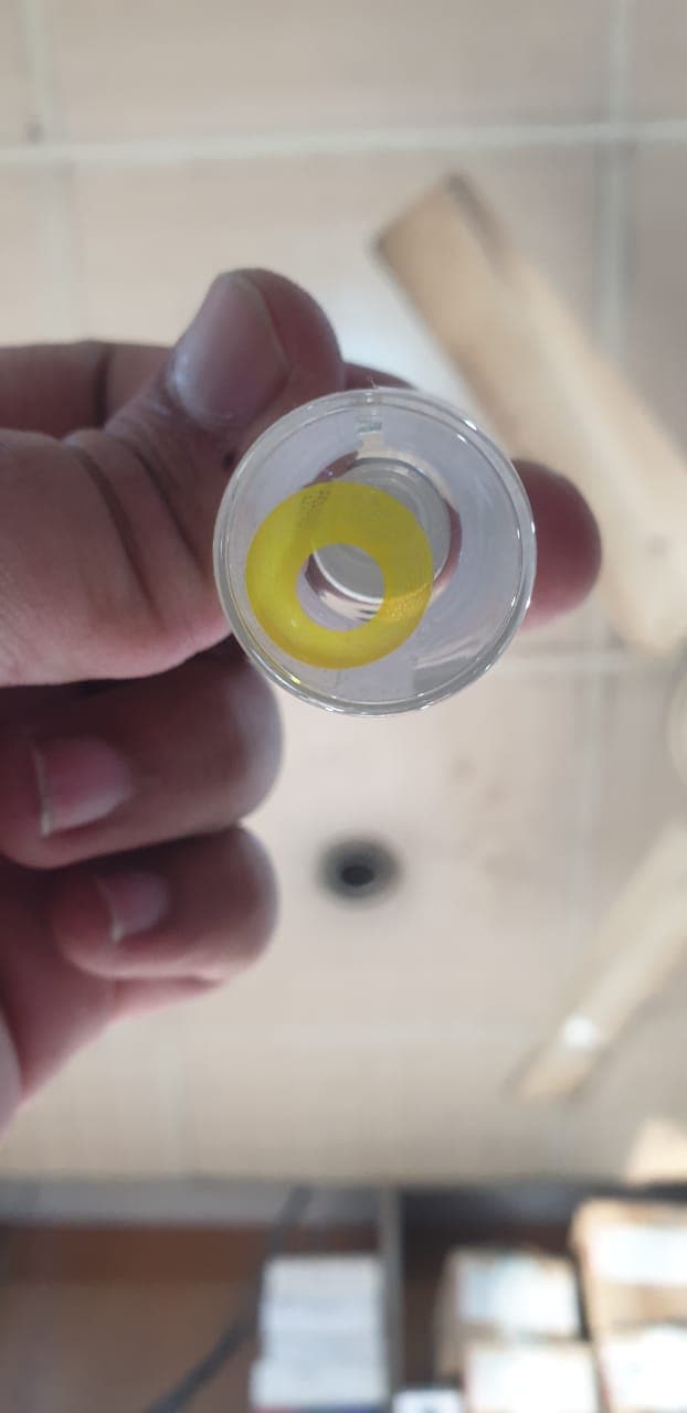 HALOWEEN LENS YELLOW COLOUR