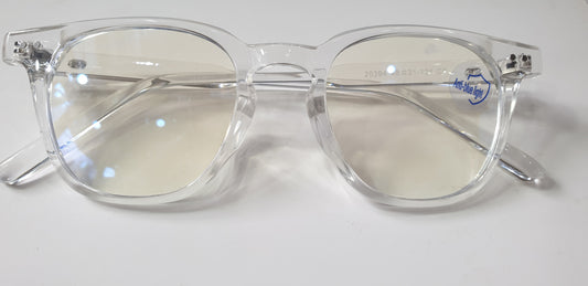 White Transparent Eyeglasses Frame E-322