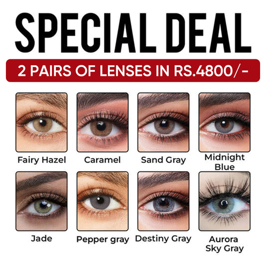 2 Pairs Of Lenses in Rs 4800