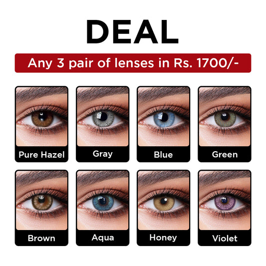 Buy Any 3 pairs of lenses in 1700
