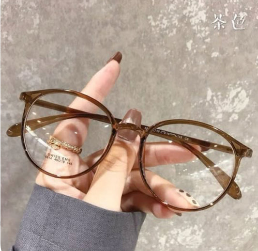 Brown Eyeglasses Frame E-218