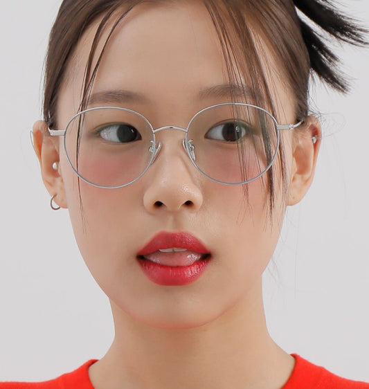 Silver Round Glasses