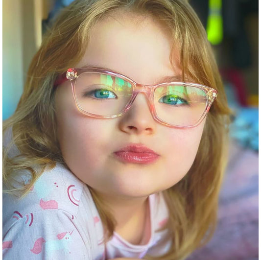 Kids glasses pink color