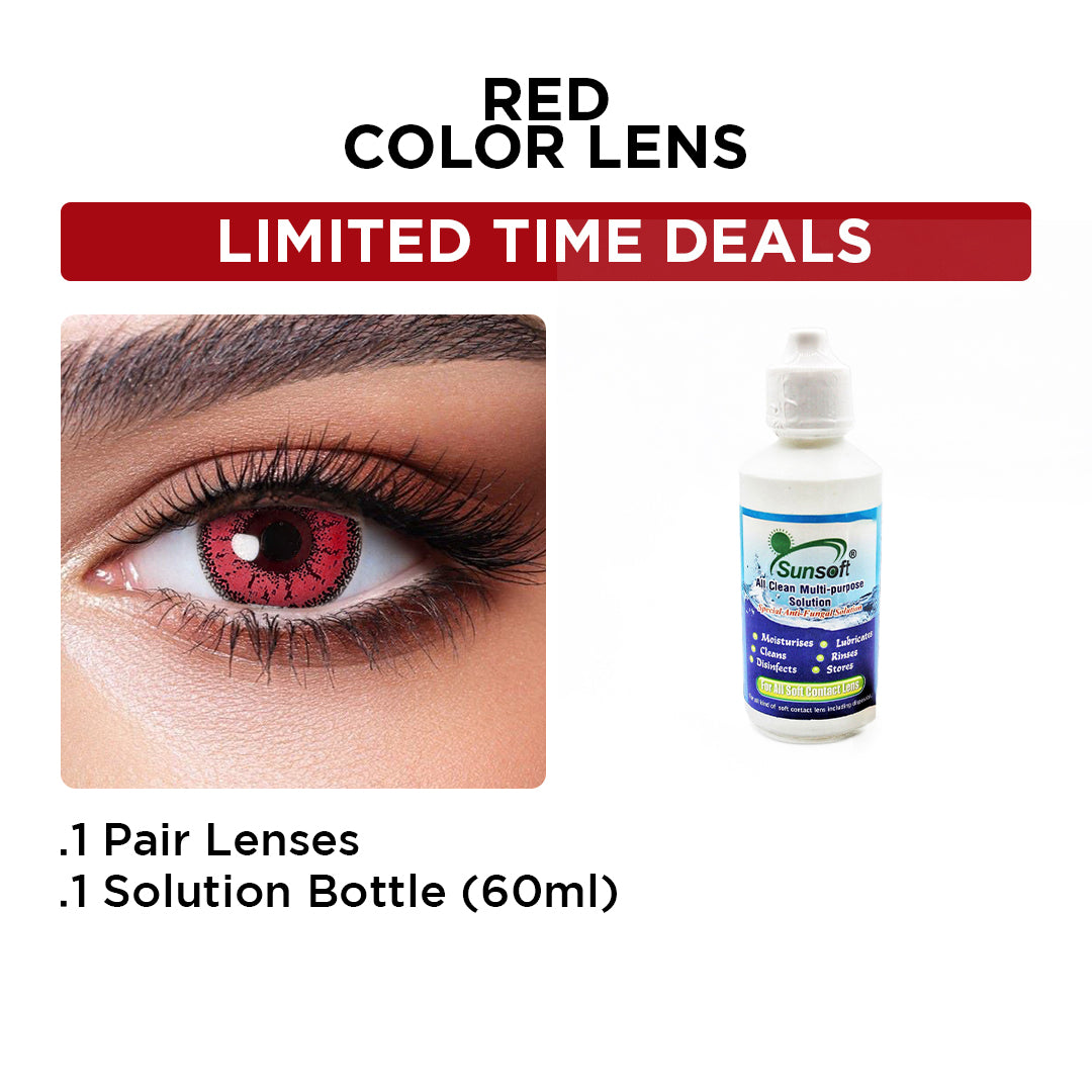 Red Color Lens - Limited Time Deals