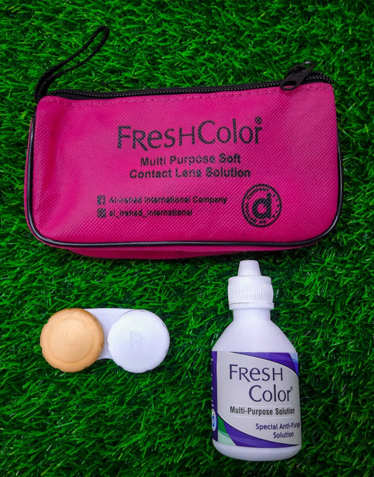 Fresh Color Lens Pouch Kit Pink