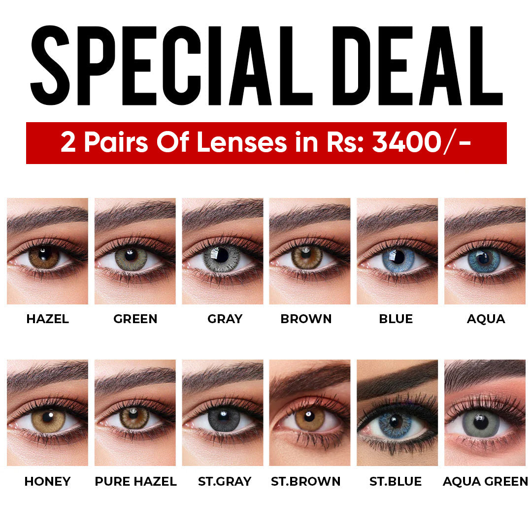 2 Pairs Of Lenses in Rs 3400
