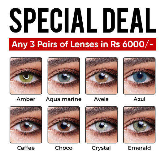 Any 3 Pairs of Lenses in Rs 6000