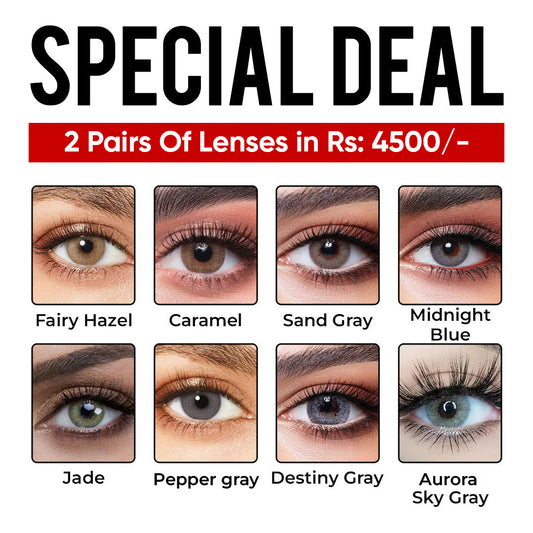 2 Pairs Of Lenses in Rs 4500