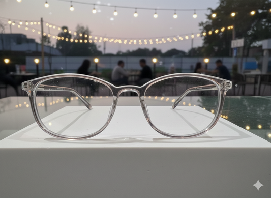 Gray Transparent Glasses